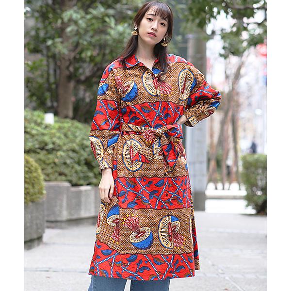 カンタキルト　リバーシブル　羽織　ワンピース　民族　一点物 カンタキルト リバーシブル 羽織 ワンピース 民族 一点物 - メルカリ