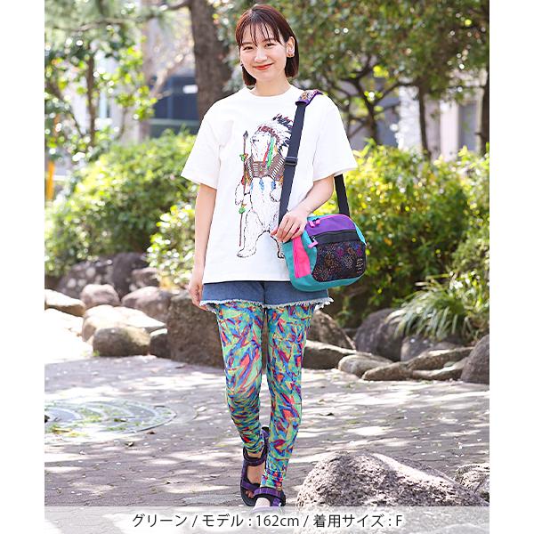 レギンス タイツ スパッツ レディース 春 夏 薄手 10分丈 総柄 接触冷感 涼しい 伸縮性 キャンプ レジャー フェス ジム ヨガ グラフィティレギンス Kscbc143 Kscbc143 チチカカ Yahoo ショッピング店 通販 Yahoo ショッピング