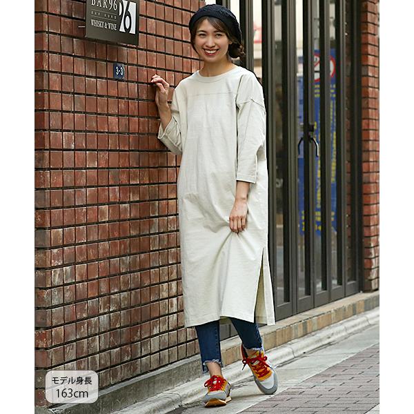 ワンピース レディース 秋 冬 春 スリット 七分袖 半端袖 ナンバープリント 2way 前後 Vネック ラウンドネック ナンバリングtワンピース Ksjbb069 チチカカ Paypayモール店 通販 Paypayモール