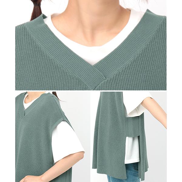 チチカカ（TITICACA） Tシャツ ニットベスト トップス カットソー プル