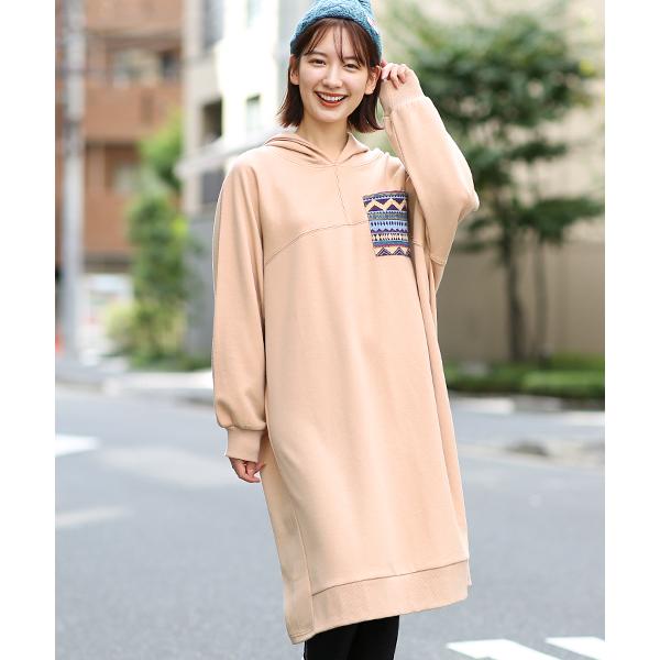 チチカカ（TITICACA） パーカーワンピース スウェット レディース 秋