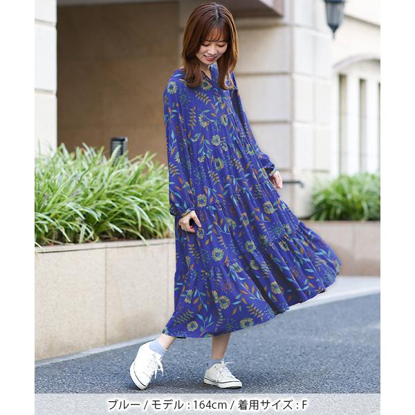 チチカカ ティアードワンピース ロングワンピース レディース 春