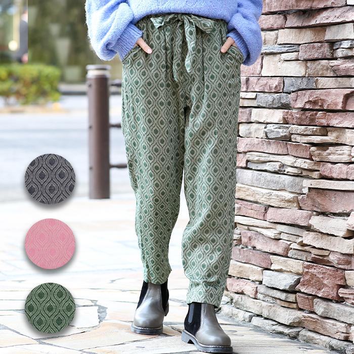 チチカカ テーパードパンツ ズボン ボトムス レディース 秋 冬