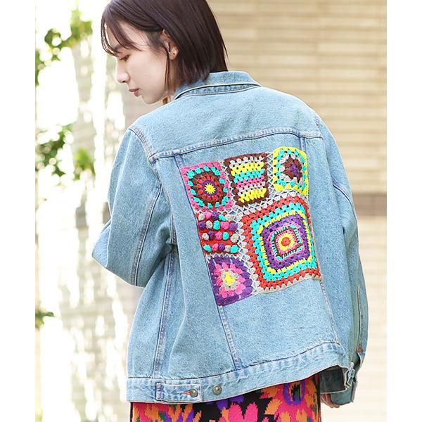 チチカカ デニムジャケット Gジャン ライトアウター 羽織もの 上着  