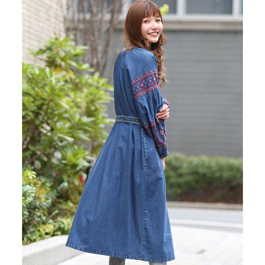 キカ刺繍チュニックワンピース / チュニック | エスニックファッション 