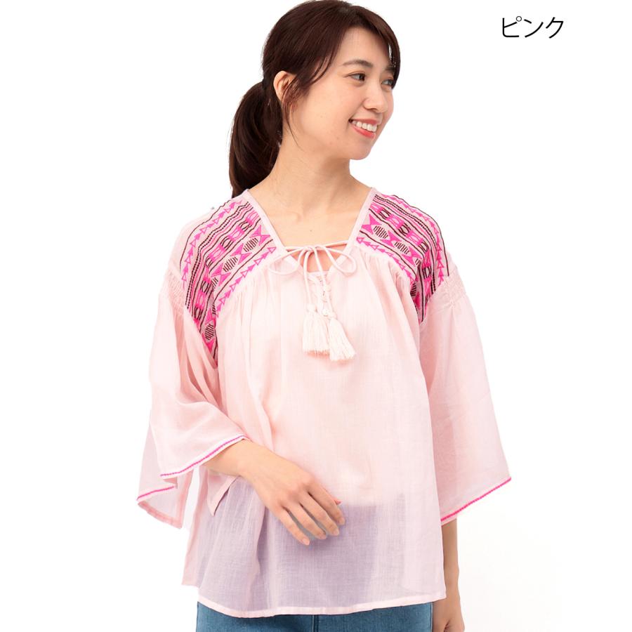 新品シーバイクロエ絹シルクブラウスチューリップ袖ブラックピンクチェリーリボン刺繍 New Rose Embroidery Half-Zip Sweat[LEC1160] – CENO.JP