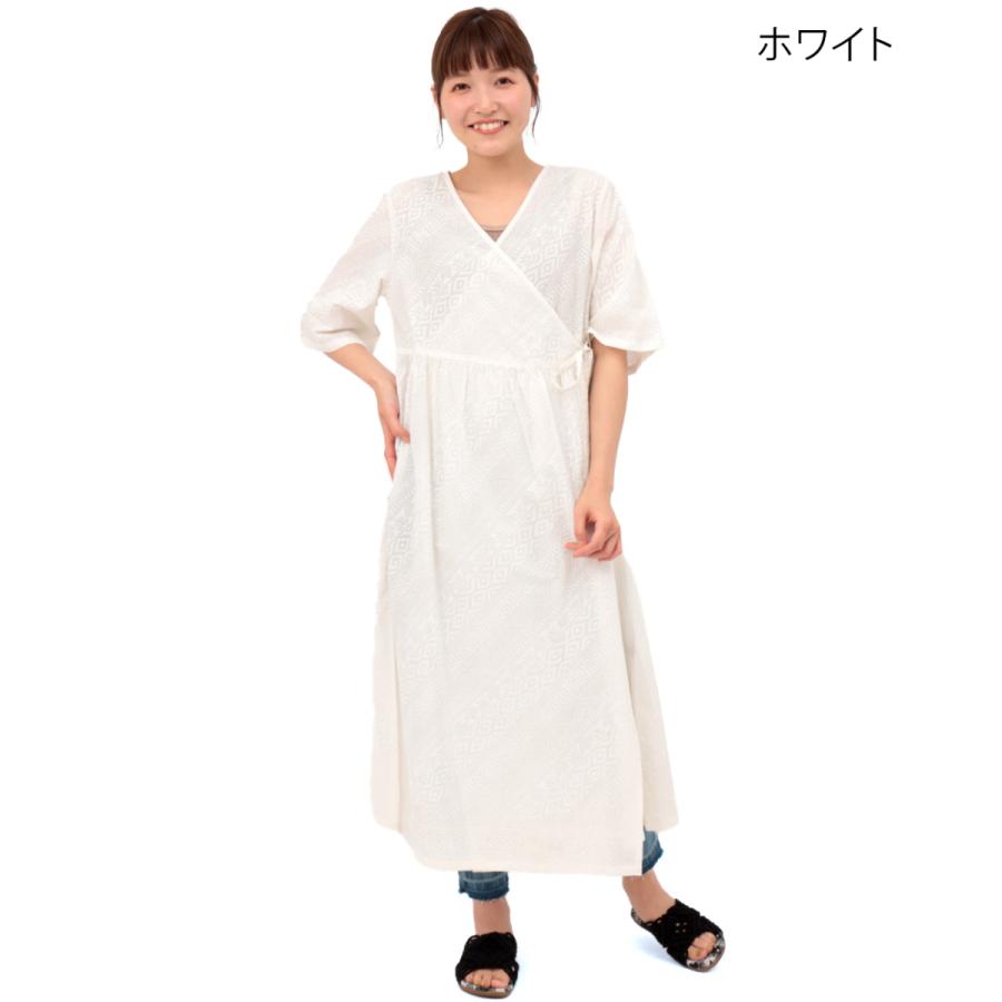 チチカカ ロングワンピース カシュクールワンピース 羽織り は