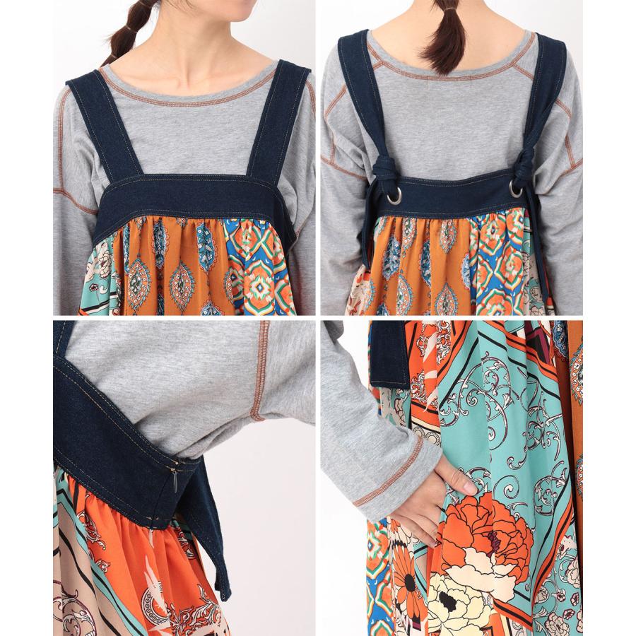 チチカカ（TITICACA） サロペットスカート ジャンパースカート ロング