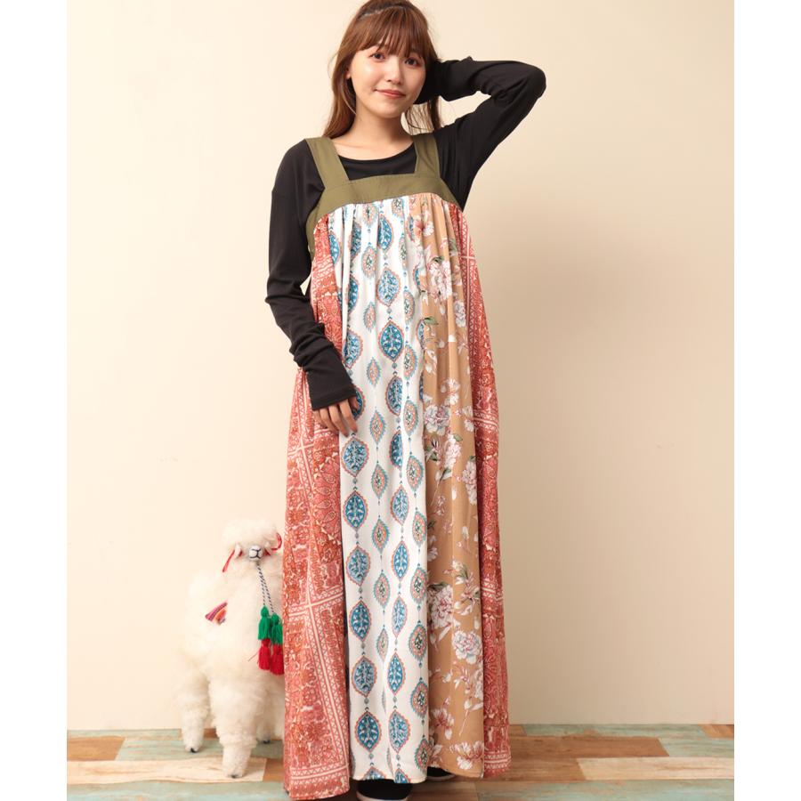 チチカカ（TITICACA） サロペットスカート ジャンパースカート ロング