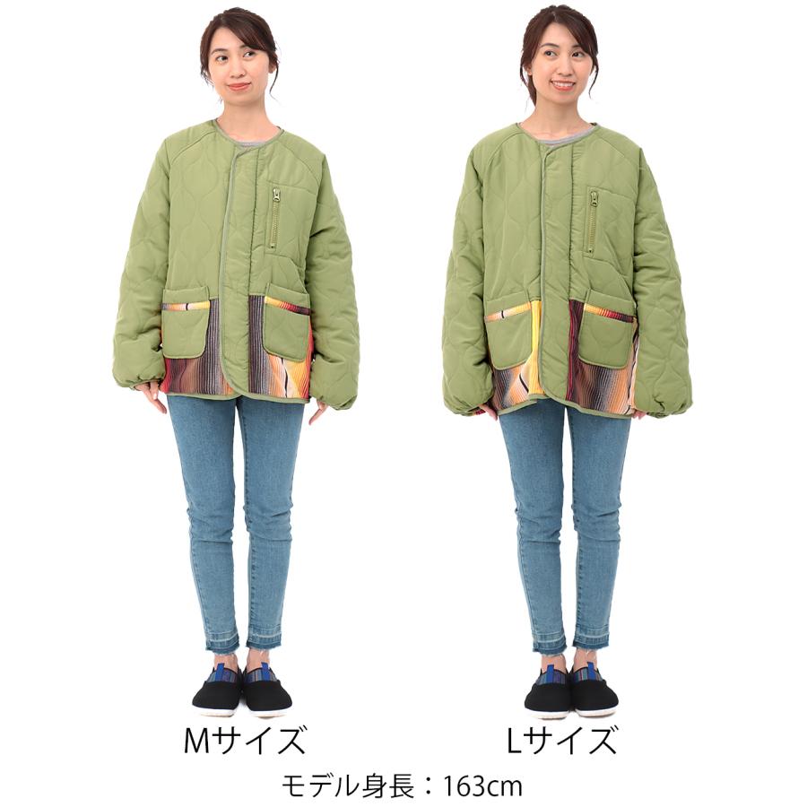 【Hanta様】Dress Hippy 裏地キルティング 中綿ジャケット L あったか4WAYキルティングコート[品番：EHEW0037060]｜AMERICAN HOLIC