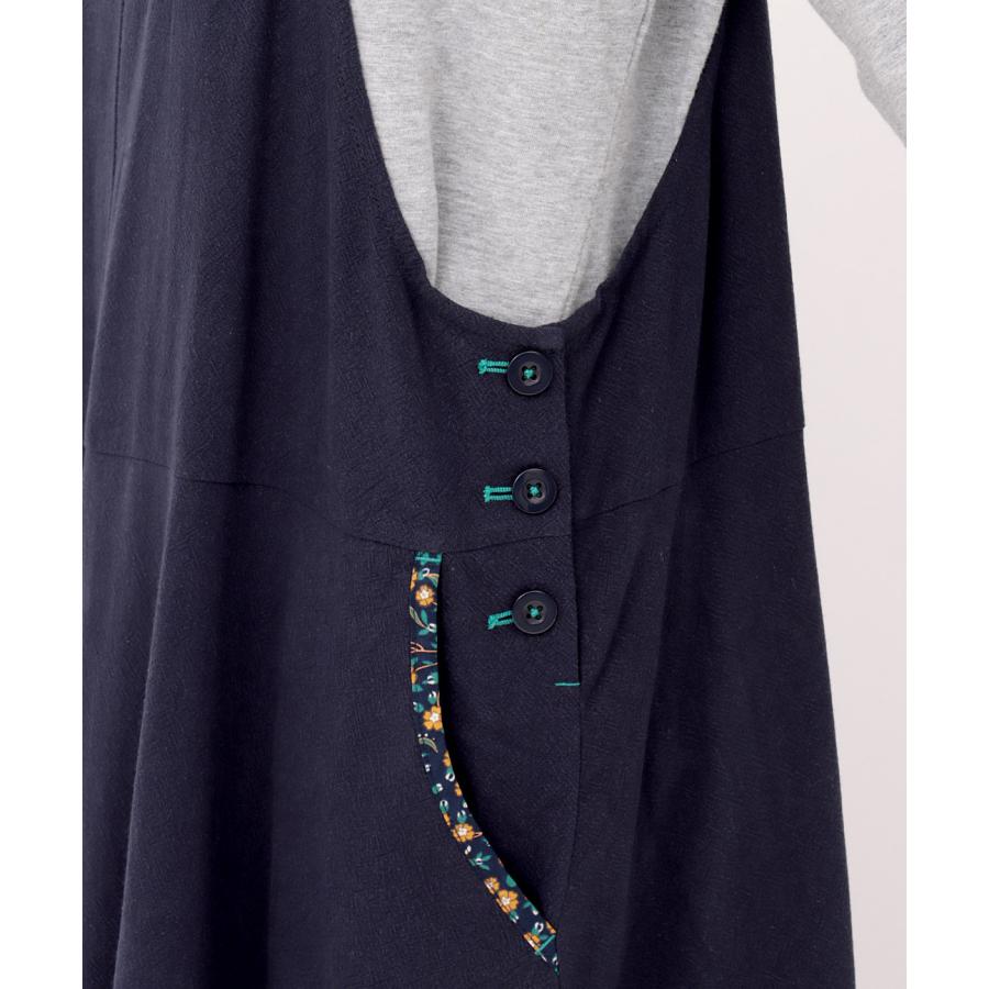 チチカカ ジャンパースカート ジャンスカ サロペットスカート