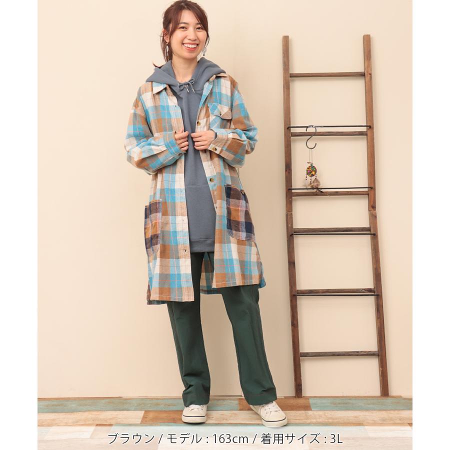 チチカカ（TITICACA） シャツワンピース ロングシャツ 15号 3L