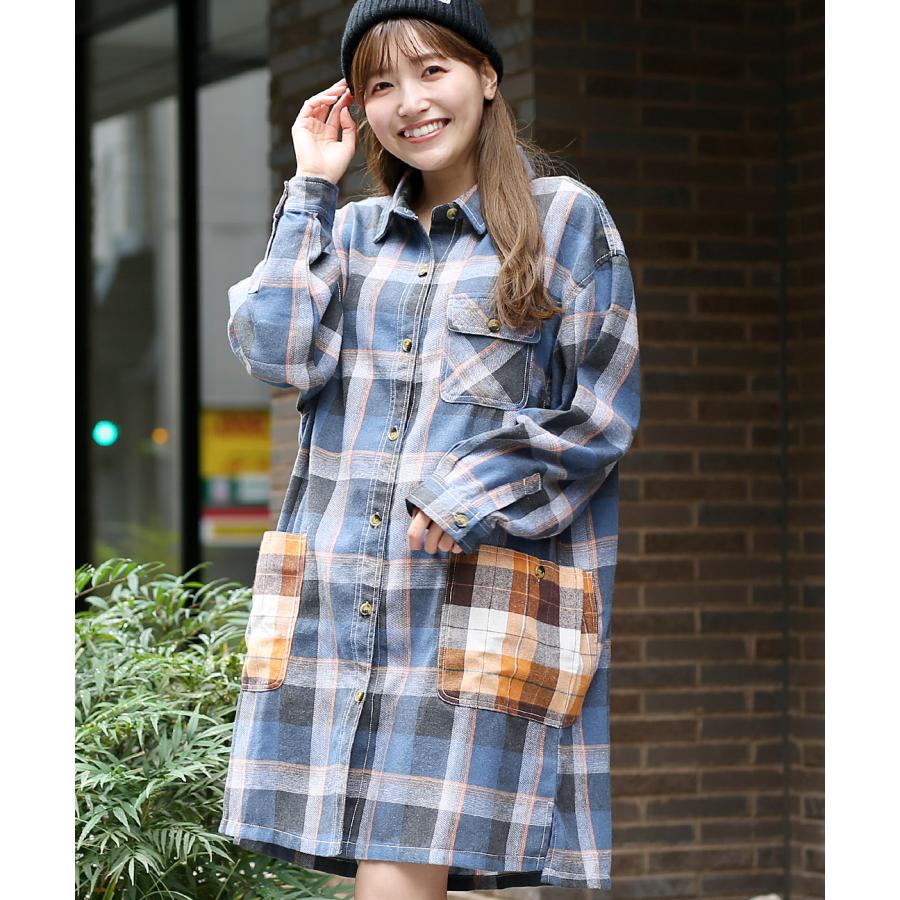 チチカカ（TITICACA） シャツワンピース ロングシャツ 15号 3L