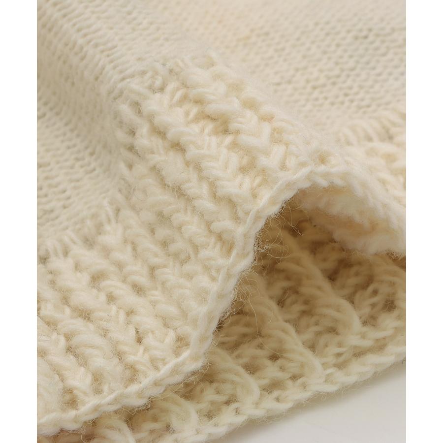 ハンドメイド 手編み ベスト 綿糸 糸キット「サイドオープンベスト」B57-01 | 手編みのお店 / SPOOL