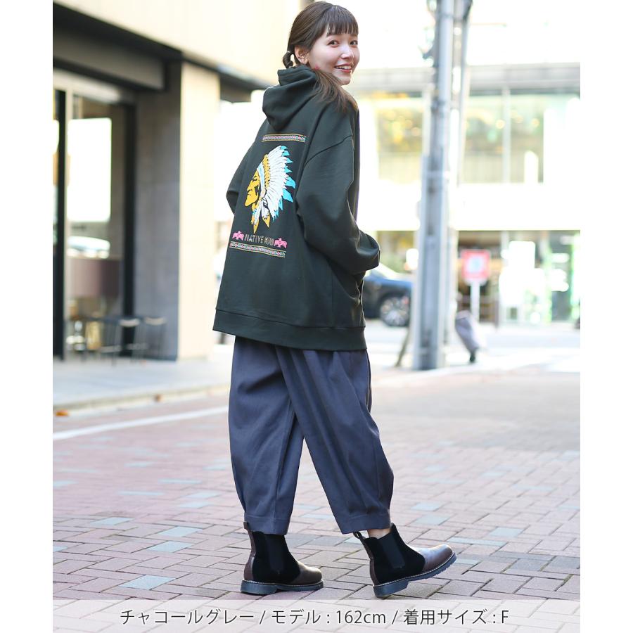 チチカカ（TITICACA） ネイティブアメリカンプルパーカー ／ 裏毛