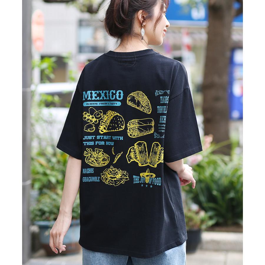 チチカカ（TITICACA） USAコットンメキシコフードプリントTシャツ
