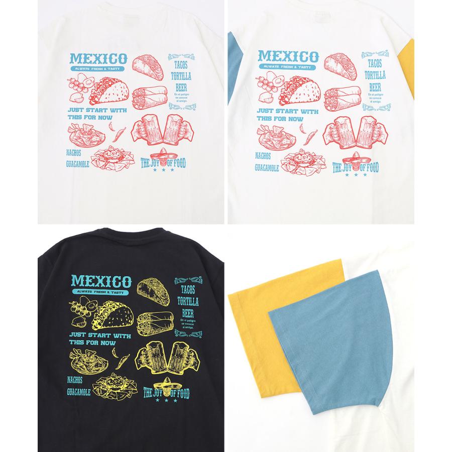 チチカカ（TITICACA） USAコットンメキシコフードプリントTシャツ