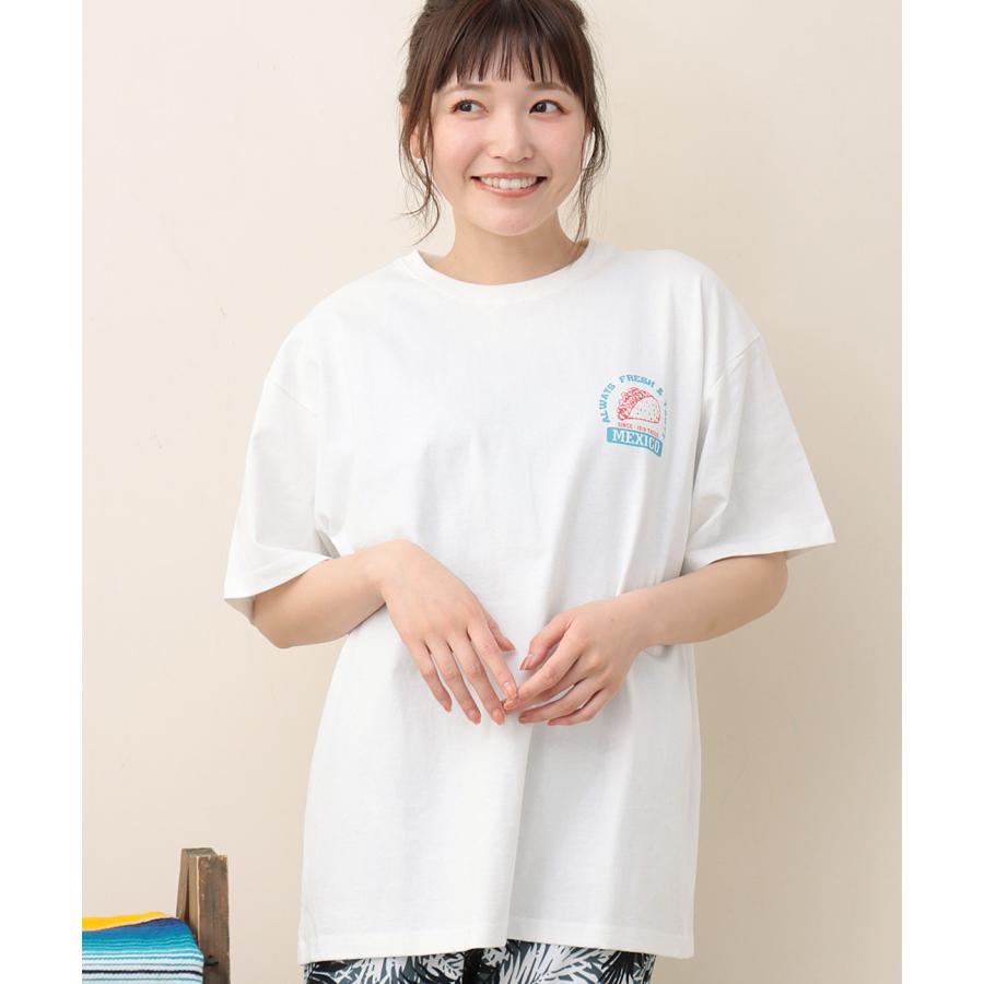 チチカカ（TITICACA） USAコットンメキシコフードプリントTシャツ