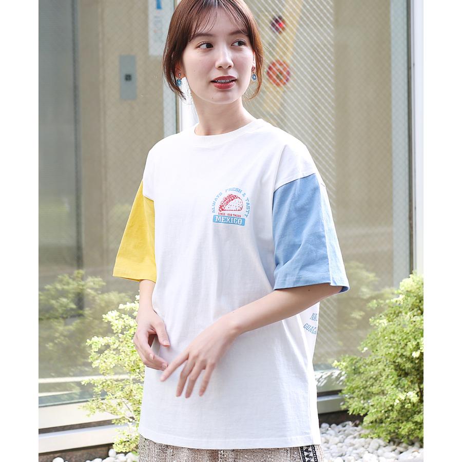 チチカカ（TITICACA） USAコットンメキシコフードプリントTシャツ