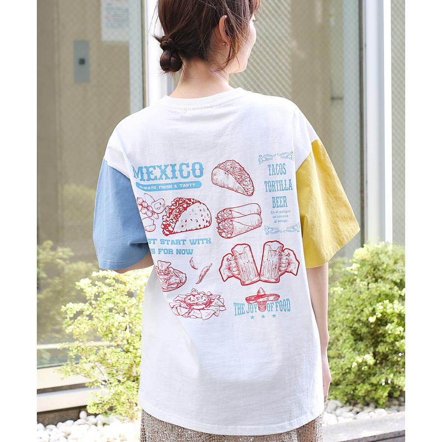 チチカカ（TITICACA） USAコットンメキシコフードプリントTシャツ