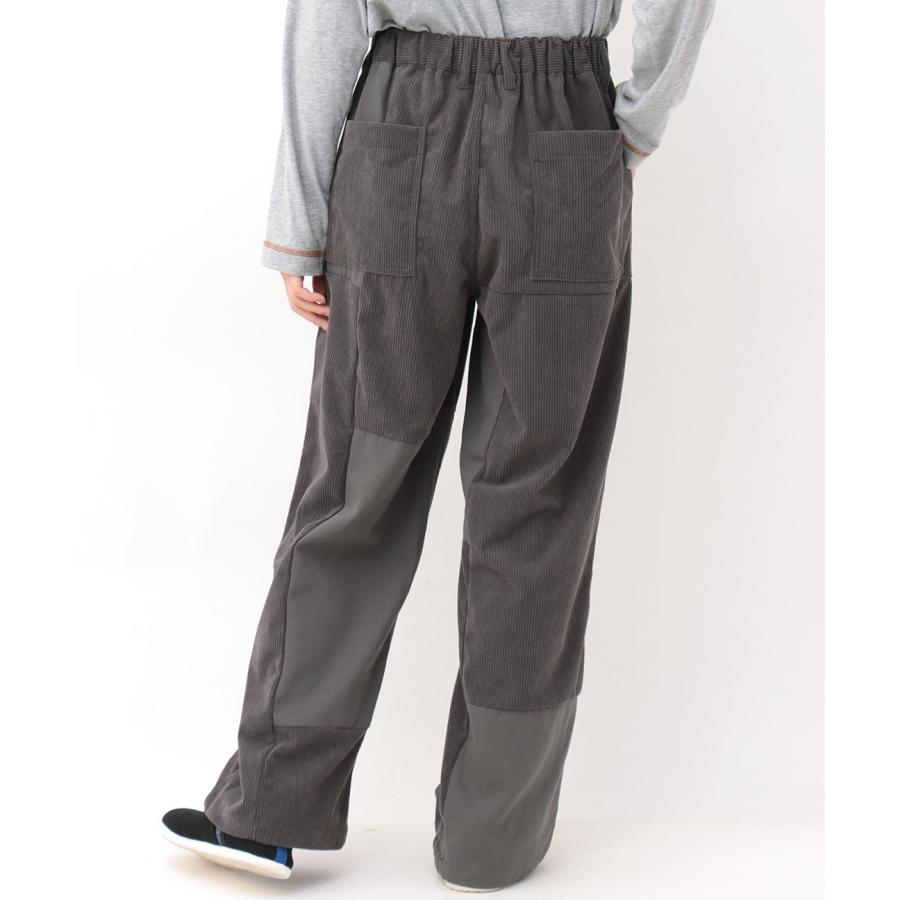 チチカカ（TITICACA） コーデュロイパッチワークパンツ ／ ストレート