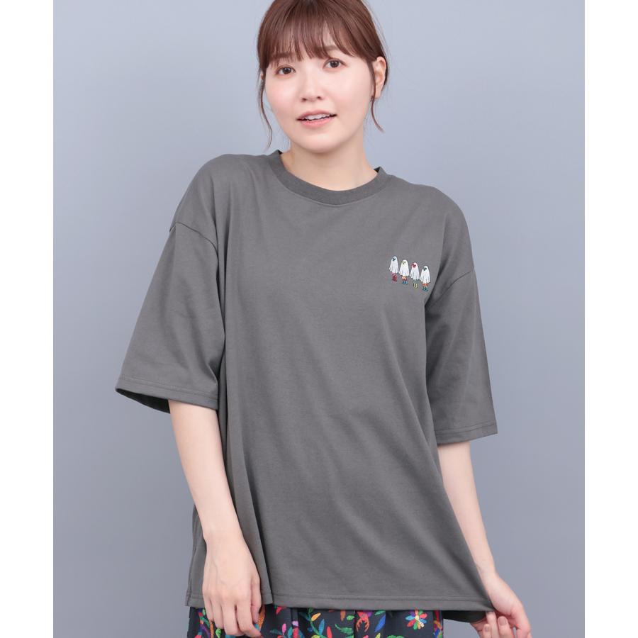chiiiibagチーバッグ グレーTシャツ チチカカ（TITICACA） おばけルチャTシャツ ／ バックプリント