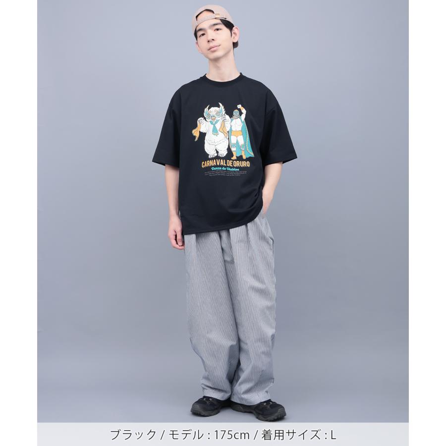 チチカカ（TITICACA） オルロのカーニバルプリントTシャツ ／ Tシャツ