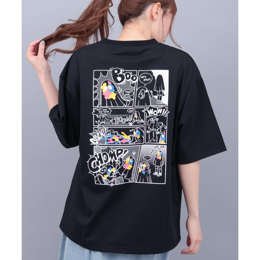 チチカカ（TITICACA） ホーリーおばけコミックプリントTシャツ ／ T
