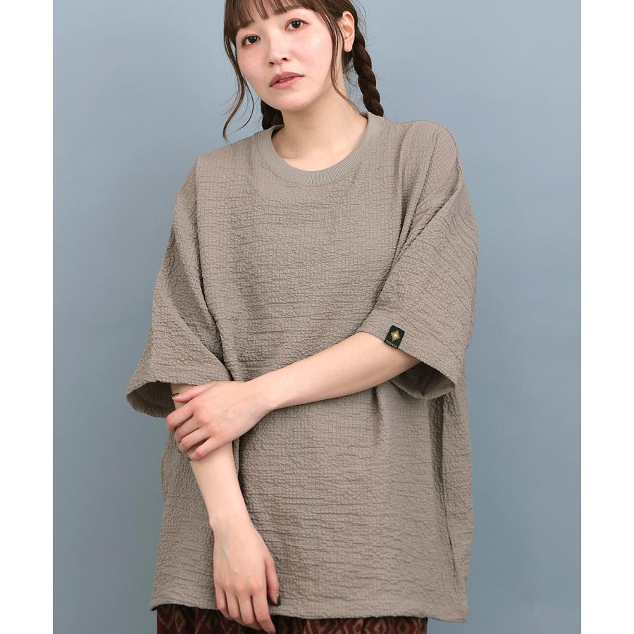 チチカカ（TITICACA） 機能性シアサッカーTシャツ ／ Tシャツ 紫外線