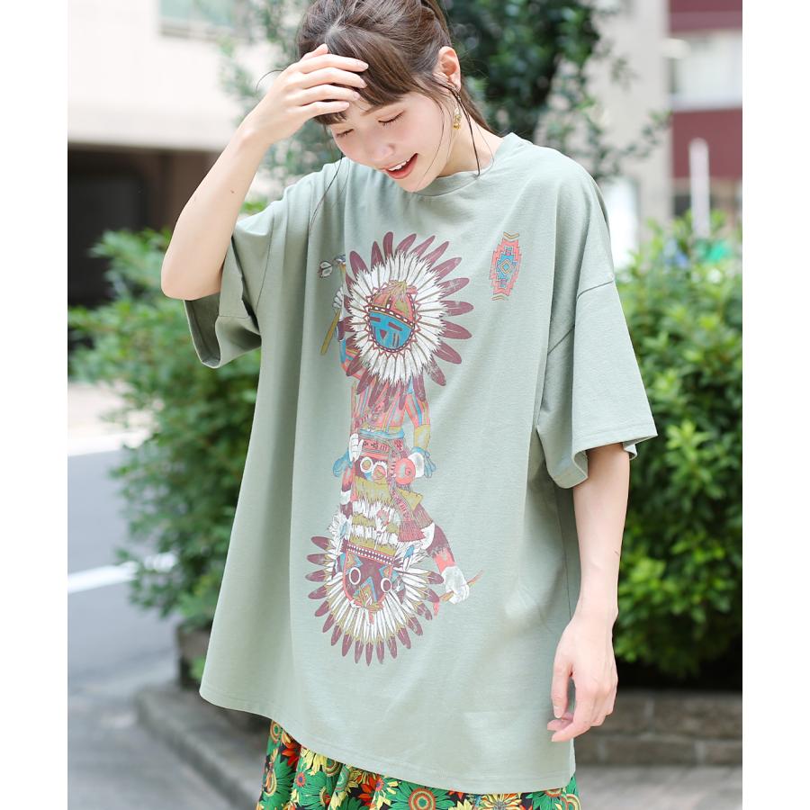 チチカカ（TITICACA） カッチーナプリントTシャツ ／ トップス