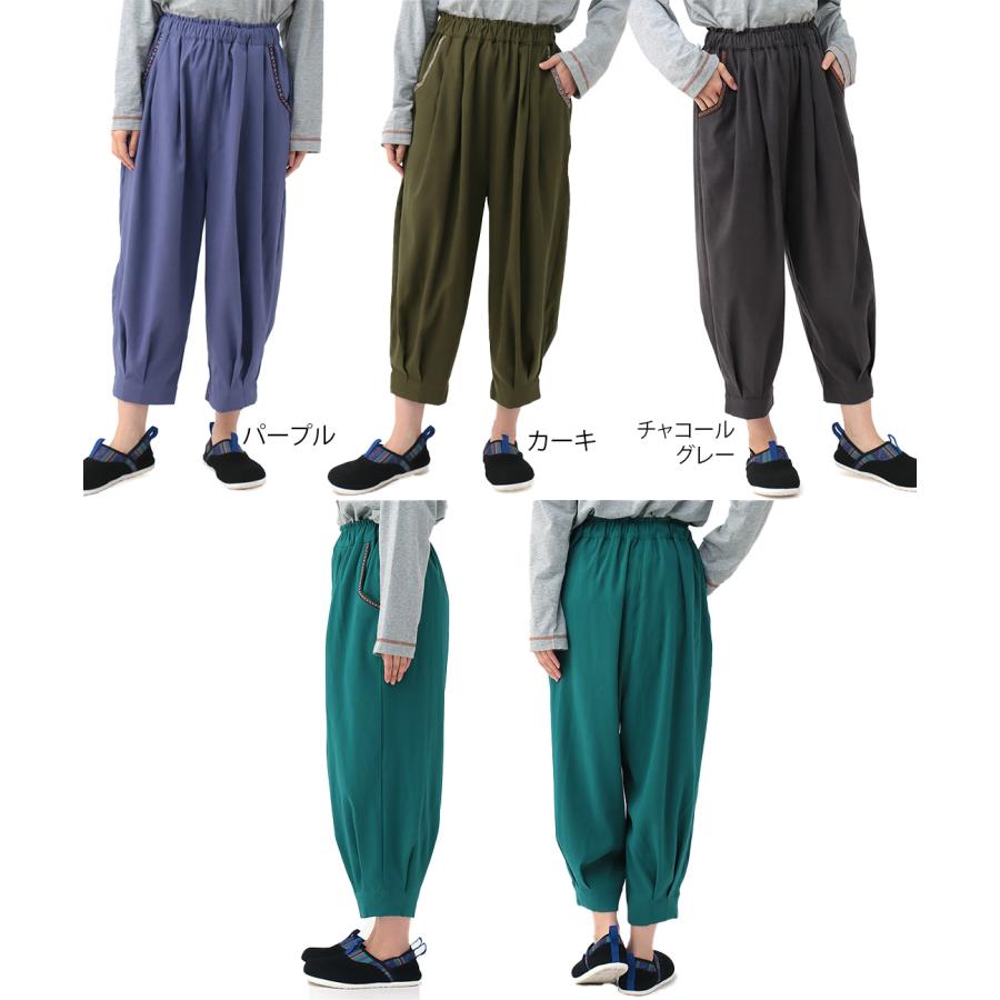 チチカカ ピーチスキンエッグタックパンツ ／ バルーンパンツ