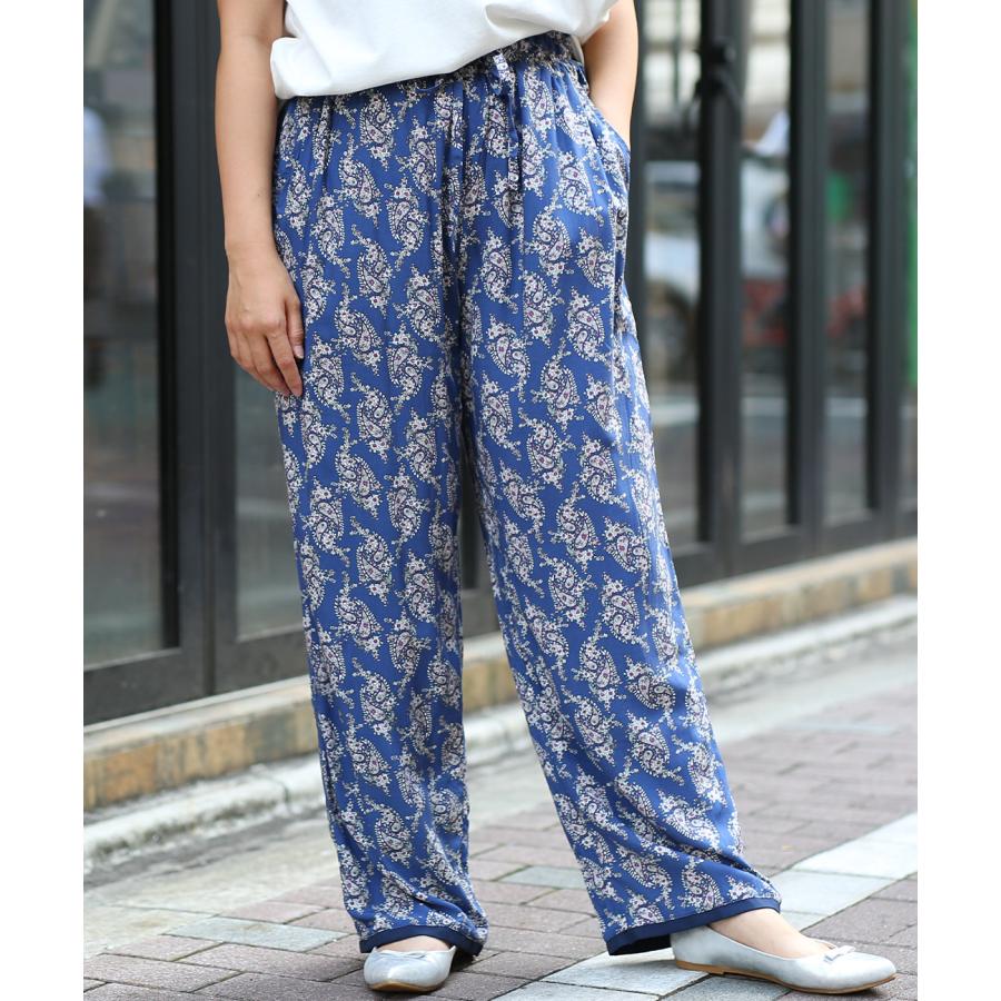 チチカカ（TITICACA） ペイズリープリントパンツ ／ワイドパンツ