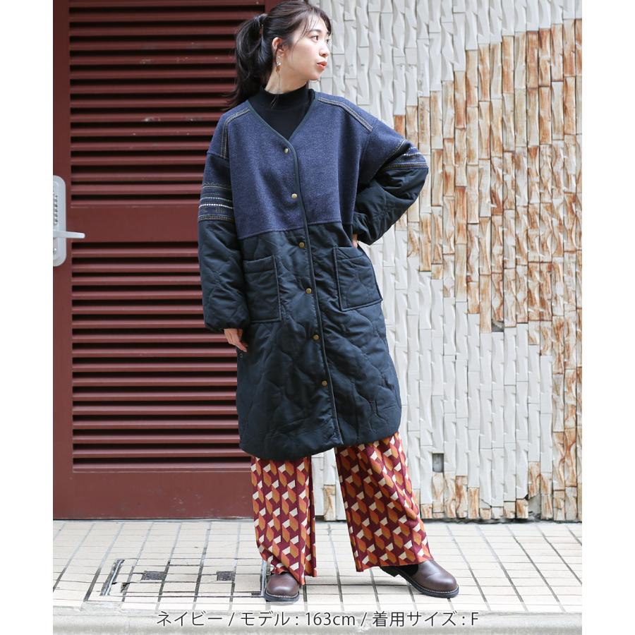 チチカカ キルトコンビチマヨ刺繍コート / キルティング ノー チチカカ キルトコンビチマヨ刺繍コート / キルティング ノー
