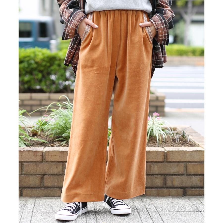 チチカカ（TITICACA） ウォッシャブル チロリベロアパンツ ／ ワイド