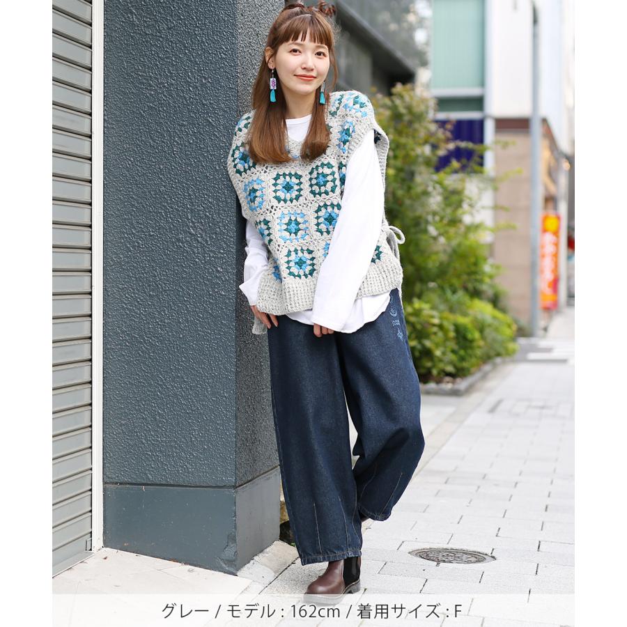 チチカカ（TITICACA） ハンドクロシェベスト ／ ベスト レディース 秋