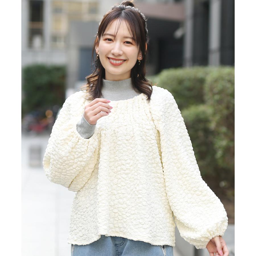 チチカカ（TITICACA） ポコポコファブリック2WAYトップス ／ ブラウス