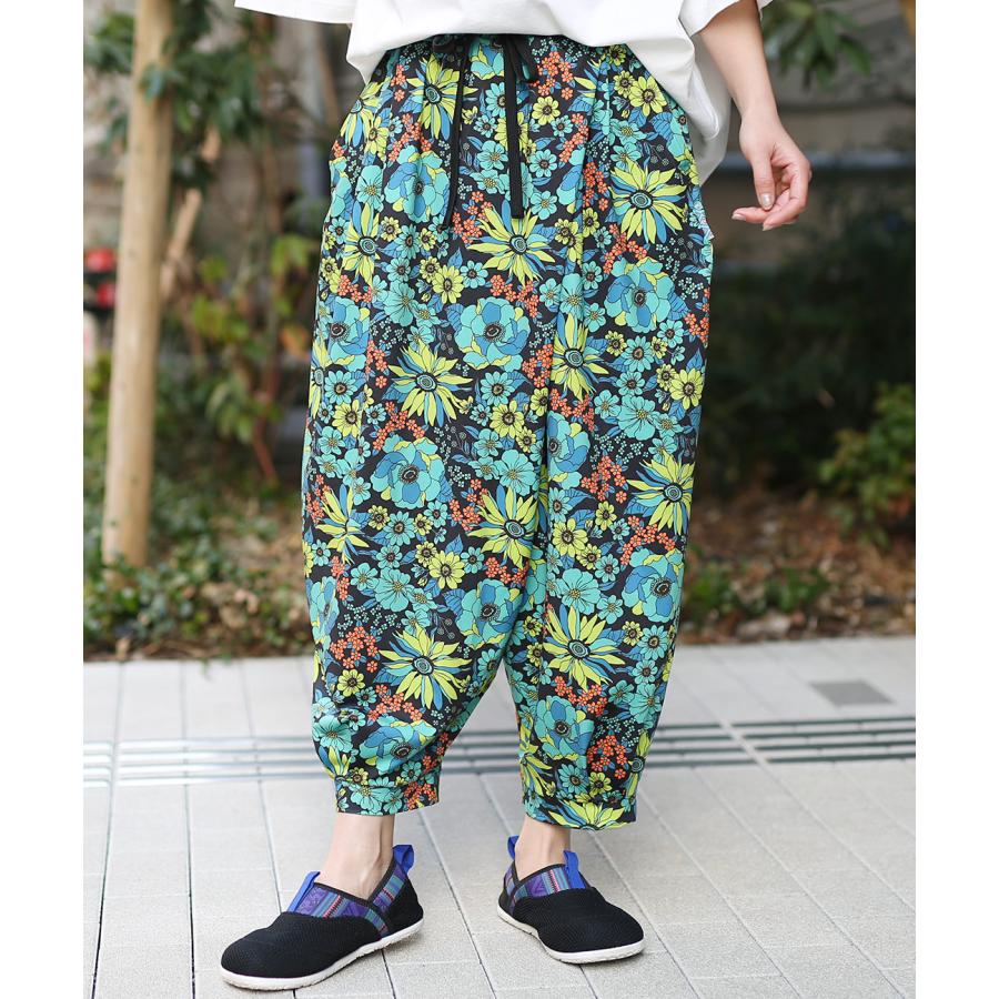 チチカカ 吸水速乾ハイストレッチタイ風パンツ ／ サルエル