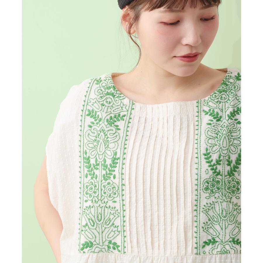 チチカカ（TITICACA） Rico ラクナウ刺繍プルオーバー ／ 手刺繍 