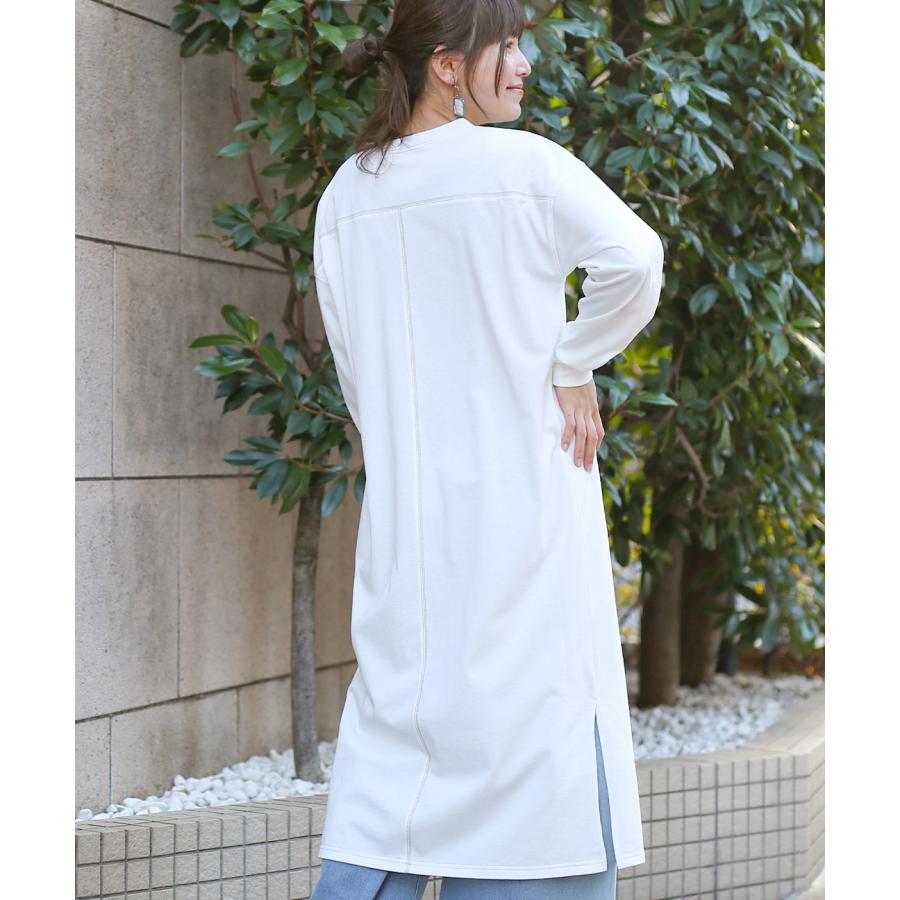 イデアルーチェ　ホワイト ロングワンピース チチカカ ロングTシャツワンピース ／ ロングワンピース