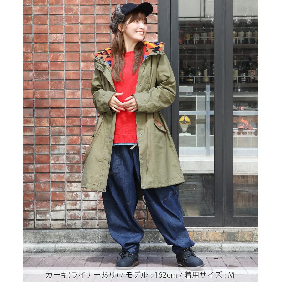 チチカカ 3WAYモッズコート / 男女兼用 M L 裏ボア フリース 秋 チチカカ 3WAYモッズコート / 男女兼用 M L 裏ボア フリース 秋
