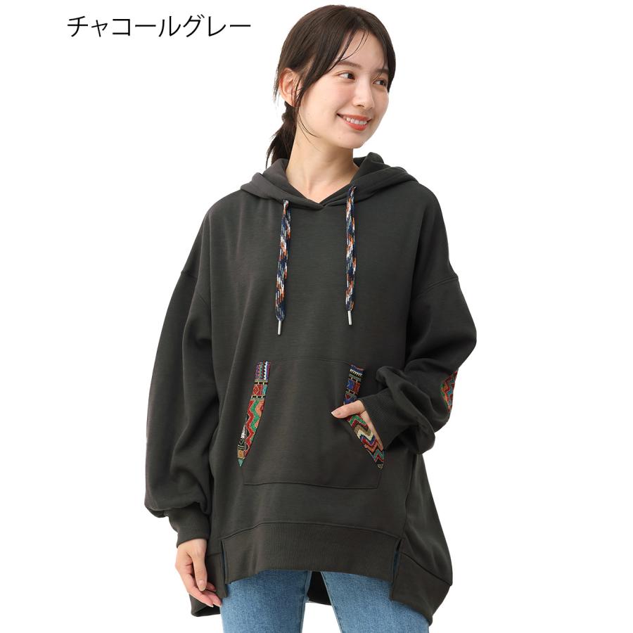チチカカ（TITICACA） シャギーボアポカフーディーパッチプルオーバー