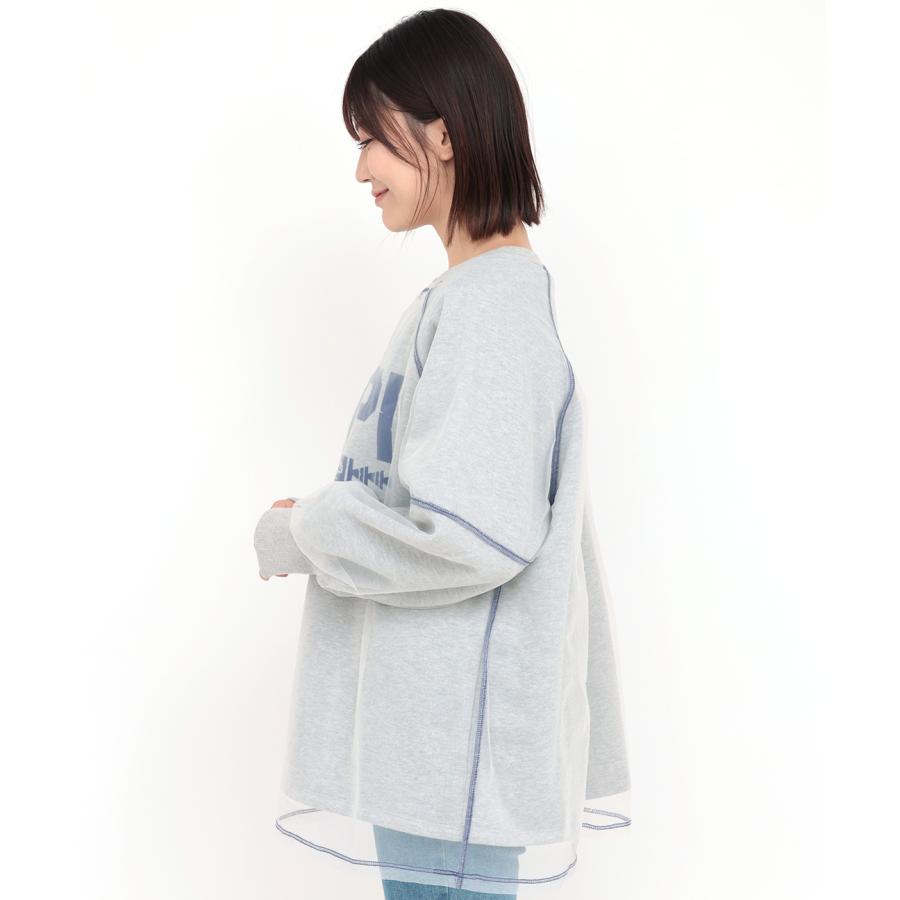 チチカカ（TITICACA） チュールレイヤードスウェットプルオーバー