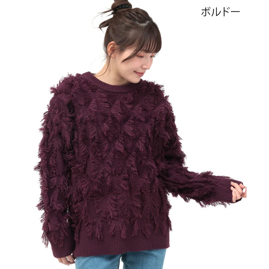 チチカカ モシャモシャニットプルオーバー / セーター ニット チチカカ モシャモシャニットプルオーバー / セーター ニット