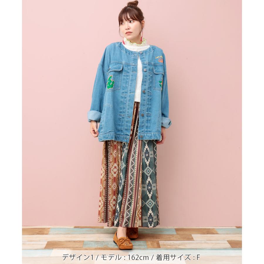 チチカカ（TITICACA） Rico モチーフデニムジャケット ／ ジャケット G