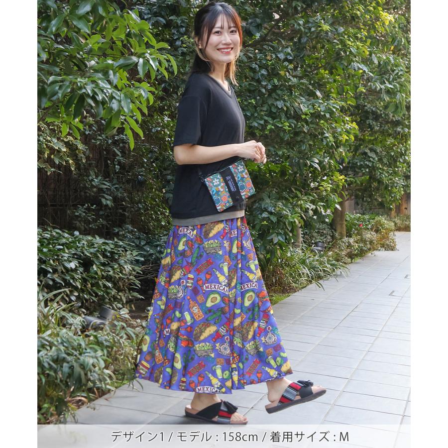チチカカ（TITICACA） ファブリックプリントジャージースカート