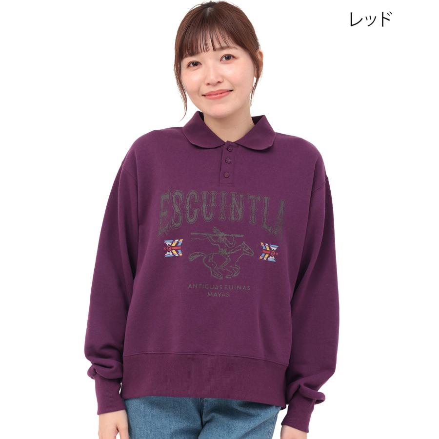 チチカカ（TITICACA） スキッパースウェットプルオーバー ／ 裏毛 襟