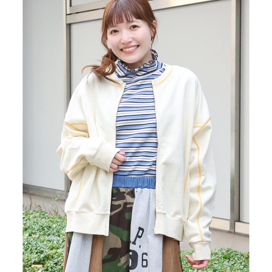 美品 チェスティスウェットブルゾン チチカカ（TITICACA） ピグメントスウェットブルゾン ／ カーディガン