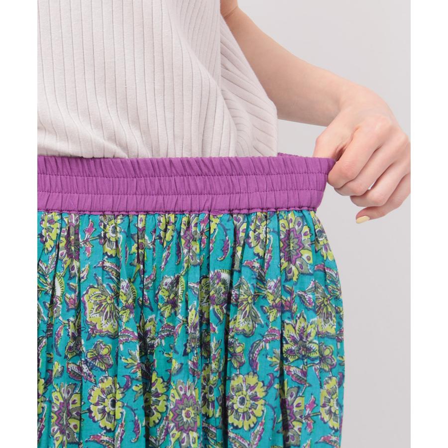 チチカカ フラワープリントパンツスカート ／ ロングパンツ