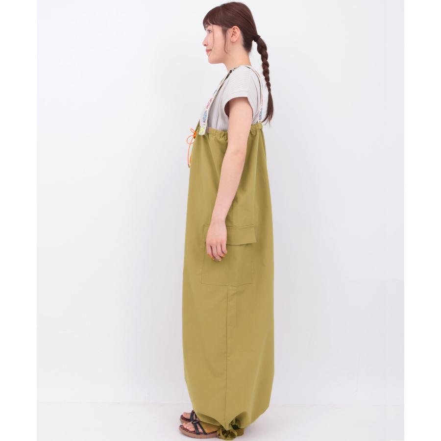新品＊チチカカ＊クロシェコンビリップストップサロペットパンツ クロシェコンビリップストップサロペットパンツ / サロペット
