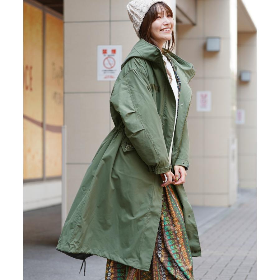チチカカ（TITICACA） 3wayビッグモッズコート ／ ミリタリーコート